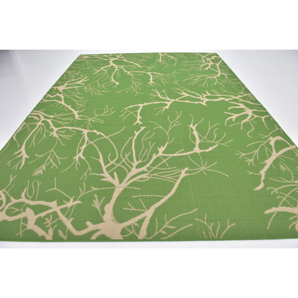 Red Barrel Studio® Outdoor Kona Area Rug Leaf Color Wayfair